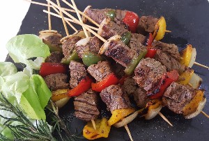 Resep Daging: Beef and Vegetable Shashlik Resep Daging: Beef and Vegetable Shashlik